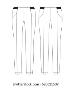 5,180 Trousers technical drawing Images, Stock Photos & Vectors ...