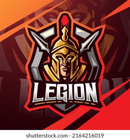 Legion Warrior-Portrait-Logo-Design