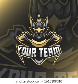 Legion Warrior Logo Mascot Vector Illustration