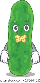 Legionella micdadei cartoon character style with mysterious silent gesture