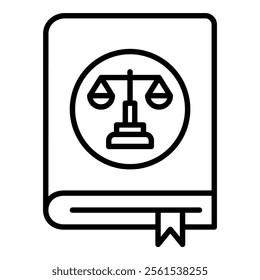 Legislation Icon Element For Design