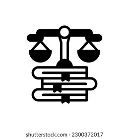 Legislation icon in vector. Illustration