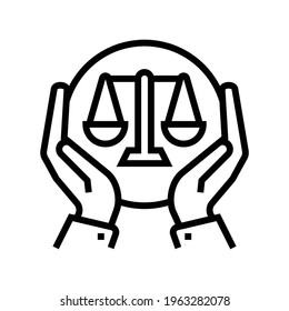 legislation law dictionary line icon vector. legislation law dictionary sign. isolated contour symbol black illustration