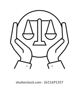legislation law dictionary line icon vector. legislation law dictionary sign. isolated contour symbol black illustration