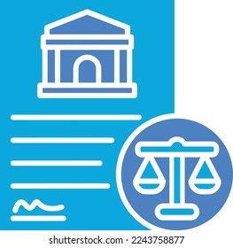 Legislation vector icon. Can be used for printing, mobile and web applications.