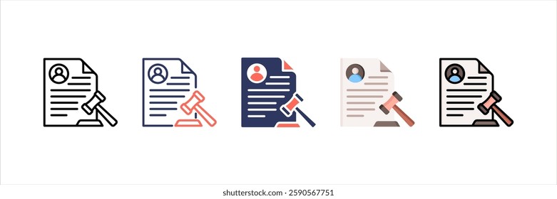 Legitimacy Multi Style Icon Set