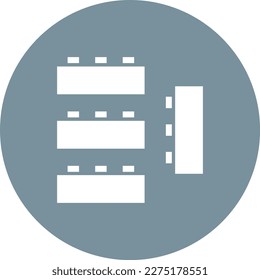 Lego Blocks vector icon. Can be used for printing, mobile and web applications.