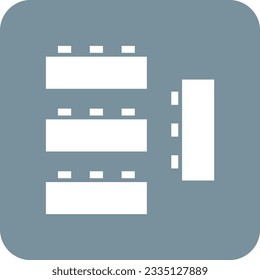 Lego Blocks vector icon. Can be used for printing, mobile and web applications.