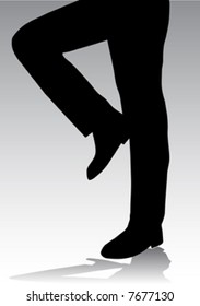 legs of business man