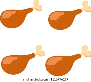 Legs of chicken, legs outside the legs outside.