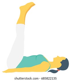 
Legs Up Color Vector Icon 
