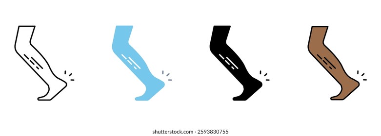 Legs concept line icon. Simple element illustration.
