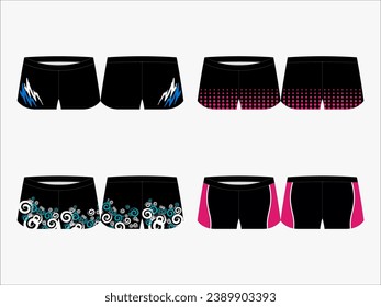 Piernas en foco: Colección de 4 paquetes de diseños elegantes de baldaquino para piernas pesadas: eleve tu armario de fitness con un rendimiento de moda