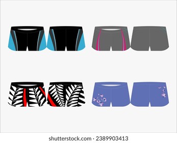 Piernas en foco: Colección de 4 paquetes de diseños elegantes de baldaquino para piernas pesadas: eleve tu armario de fitness con un rendimiento de moda