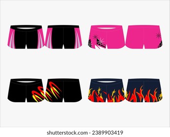 Piernas en foco: Colección de 4 paquetes de diseños elegantes de baldaquino para piernas pesadas: eleve tu armario de fitness con un rendimiento de moda