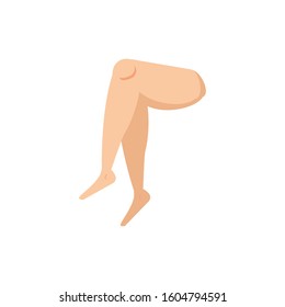 legs icon design, Human body person people health anatomy biology and science theme Vector illustration
