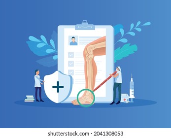 Legs Pain, Foot Treatment Vector Illustration.