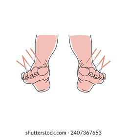 Legs of person undergoing acupuncture on white background