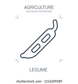 legume icon. high quality line legume icon on white background. from agriculture collection flat trendy vector legume symbol. use for web and mobile