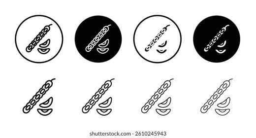 Legume icon Logo symbol sign set