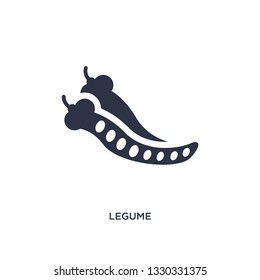 legume icon. Simple element illustration from agriculture farming and gardening concept. legume editable symbol design on white background. Can be use for web and mobile.
