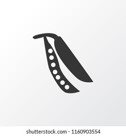 Legume icon symbol. Premium quality isolated peas element in trendy style.