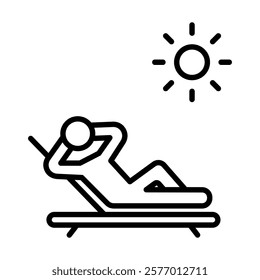 Leisure Activities icon line vector illustration