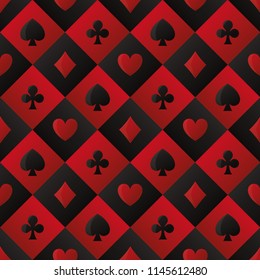 leisure cards symbols background