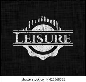 Leisure chalk emblem