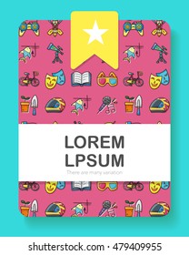 Leisure and hobby icons set,eps10