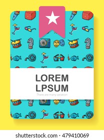 Leisure and hobby icons set,eps10