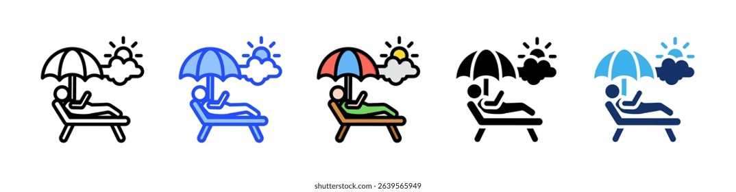Leisure Icon Collection With Multiple Styles