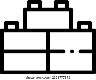 icono de ocio. Diseño De Estilo Lineal Delgado Aislado Sobre Fondo Blanco