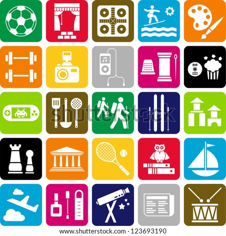 Leisure icons