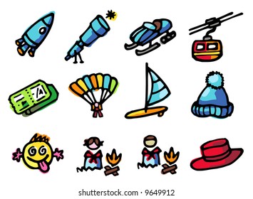leisure and miscellaneous illustrations