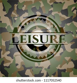 Leisure on camo pattern