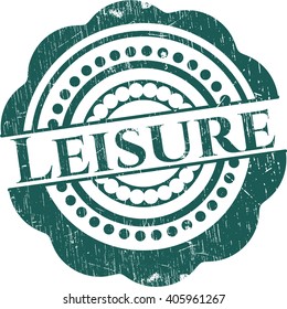 Leisure rubber grunge texture stamp