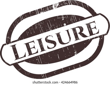 Leisure with rubber seal texture