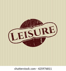 Leisure with rubber seal texture