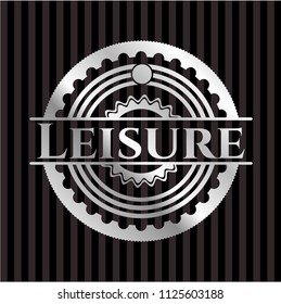 Leisure silver emblem or badge