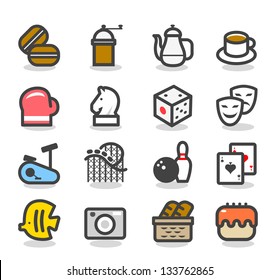 Leisure time Icon set