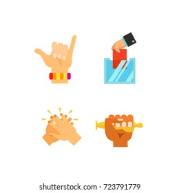 Leisure time icon set