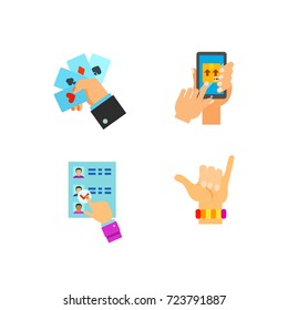 Leisure time icon set