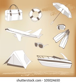 Leisure and travel vintage