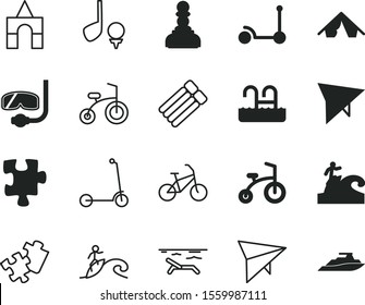 leisure vector icon set such as: sunlight, cycle, chess, funny, sun, golf, dive, exercise, ladder, journey, float, mask, best, inflatable, ball, paradise, diving, pedal, umbrella, box, scuba, grass