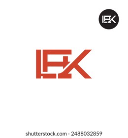 LEK Logo Letter Monogram Design