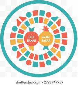 Lele Bakar Vs Ayam Concept Geometric