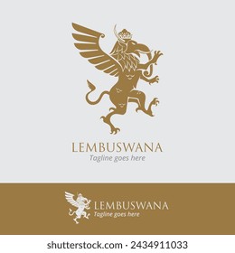 La criatura mitológica Lembuswana es una combinación de elefante, ciervo, gallo, garuda y búfalo de agua. Lembu significa Búfalo de Agua y Swana es de Svarna un idioma sancreta significa Oro.