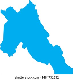 Lemhi county map in state of Idaho