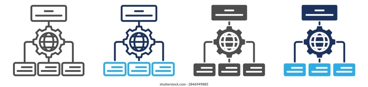 lemmatization icon set multi concept